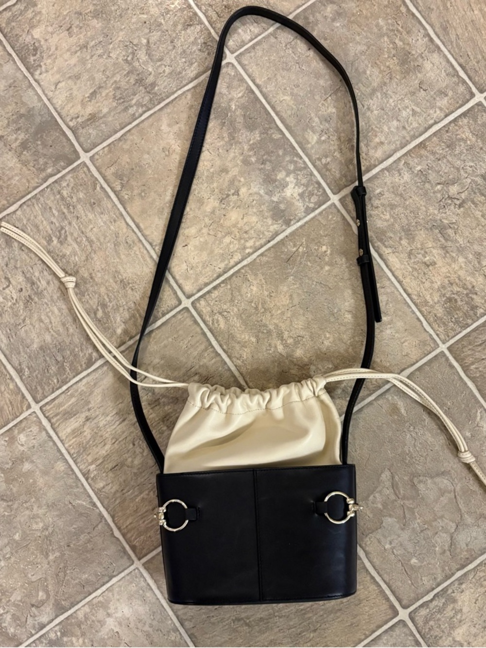 Vince Camuto Darcy Bucket Leather Bag ((Out of Stock Everywhere))